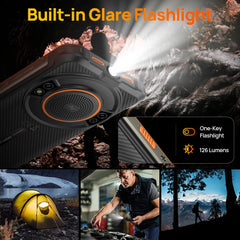 Ulefone-Smartphone Power Armor 16S, téléphone robuste et étanche, NDavid, 16 Go + 128 Go, appareil photo 50MP, 9600mAh, Android 13, Global