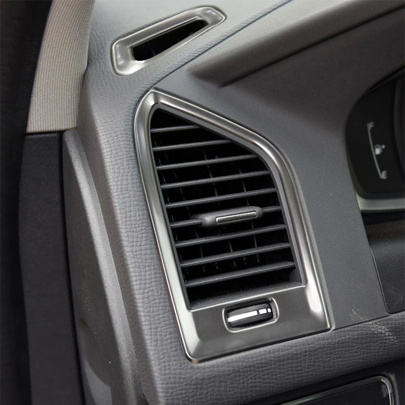 Pour Volvo XC60 2009-2017 accessoires d'intérieur automobile Console centrale AC tableau de bord sortie d'air clé de voiture panneau de démarrage revêtement d'habillage autocollant