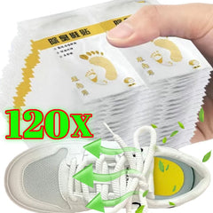12-120 pièces chaussures déodorant absorbant la sueur autocollant déodorant pied odeur déodorant Sneaker odeur fraîche semelle intérieure stérilisation autocollant