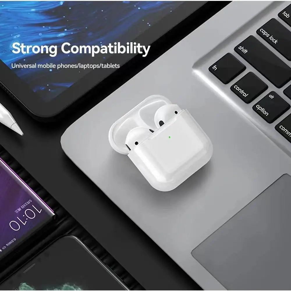 Écouteurs sans fil Pro 4 TWS, casque d'écoute étanche compatible Bluetooth 5.0 avec micro