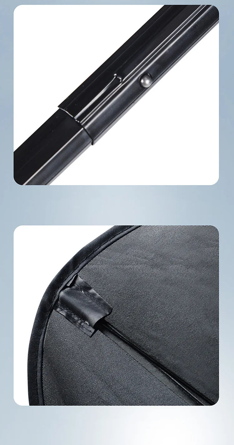 Protecteur de pare-soleil de voiture, parasol automatique, couvertures de pare-brise avant, protection solaire de voiture, accessoires de protection de pare-brise intérieur