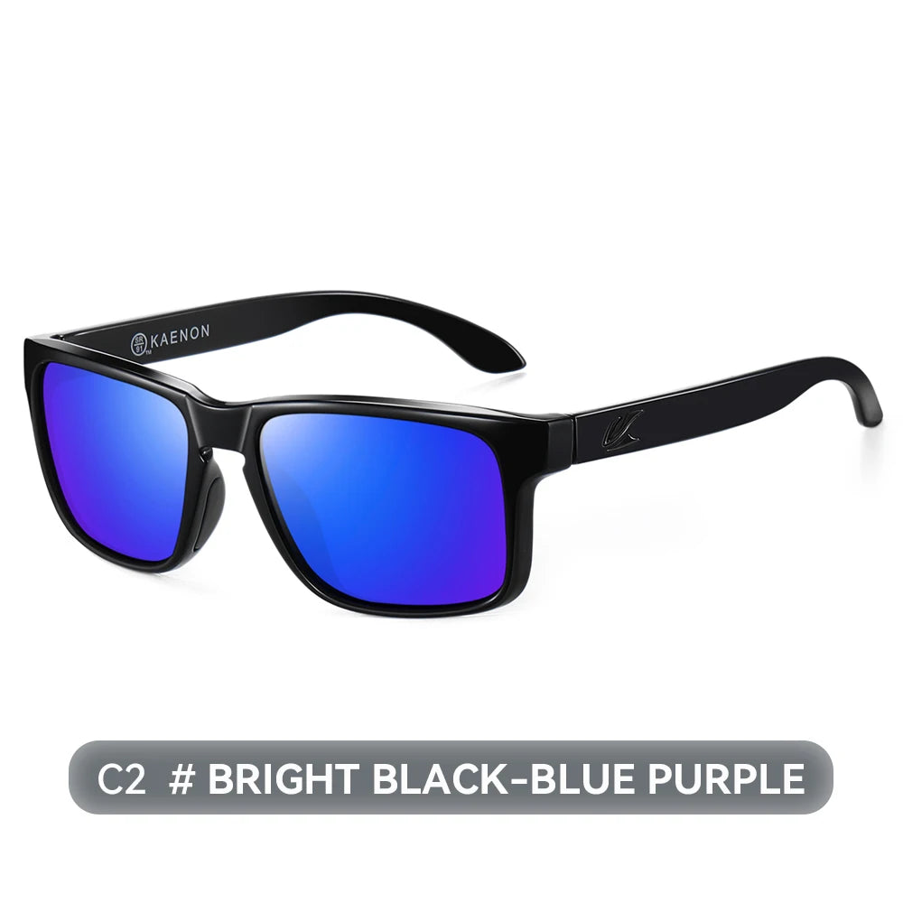 Kaenon Classic Square Polarized Unisex Medium Size Photochromic Sunglasses Grey Sunglasses