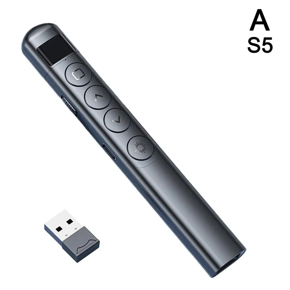 Wireless presentation pen with infrared remote control, USB laser pointer, PPT page turner, PowerPoint slide budget