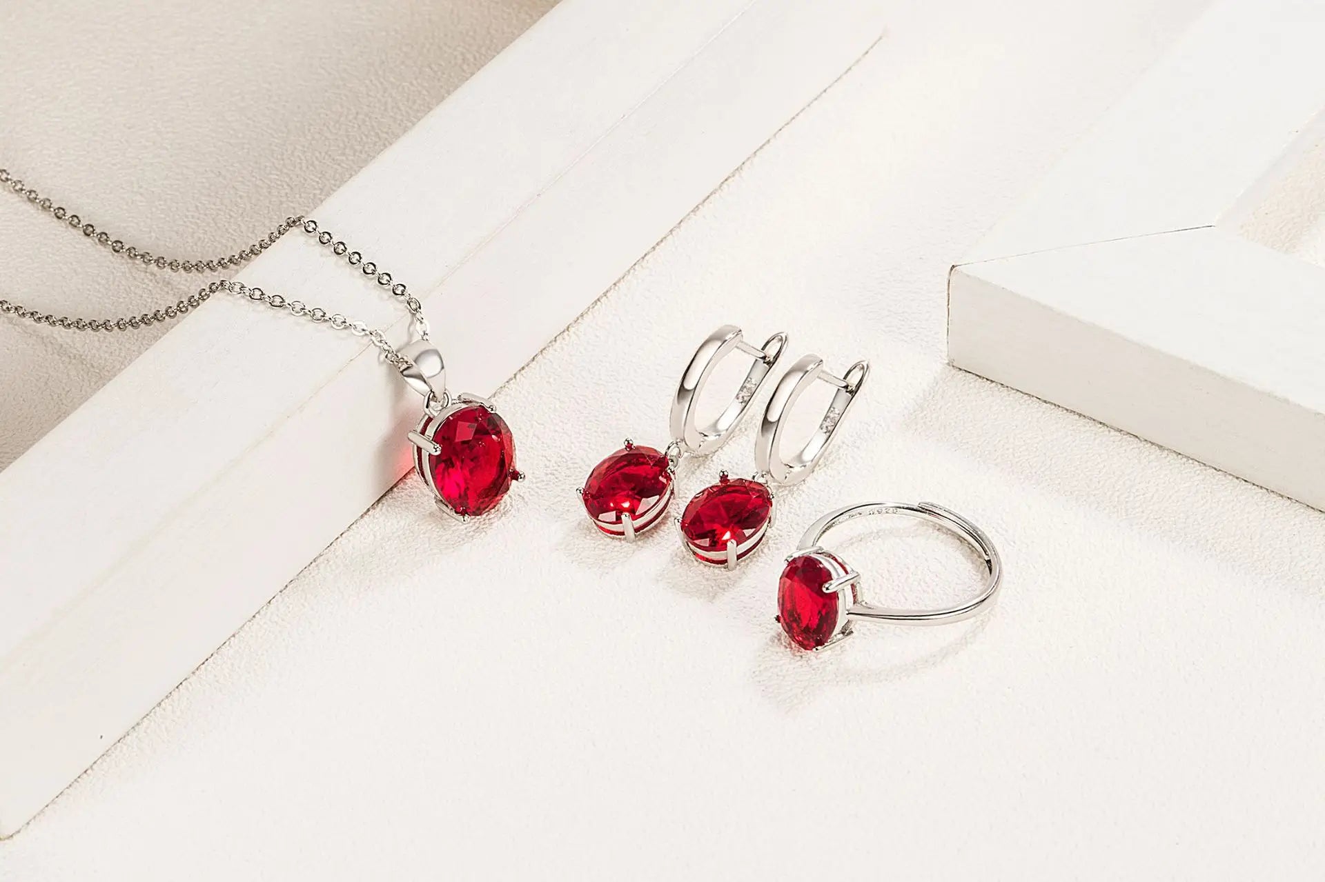 ElassorZkeys-Ensembles de bijoux en argent regardé 925 pour femmes, bague, collier, boucles d'oreilles, accessoires de luxe, offres