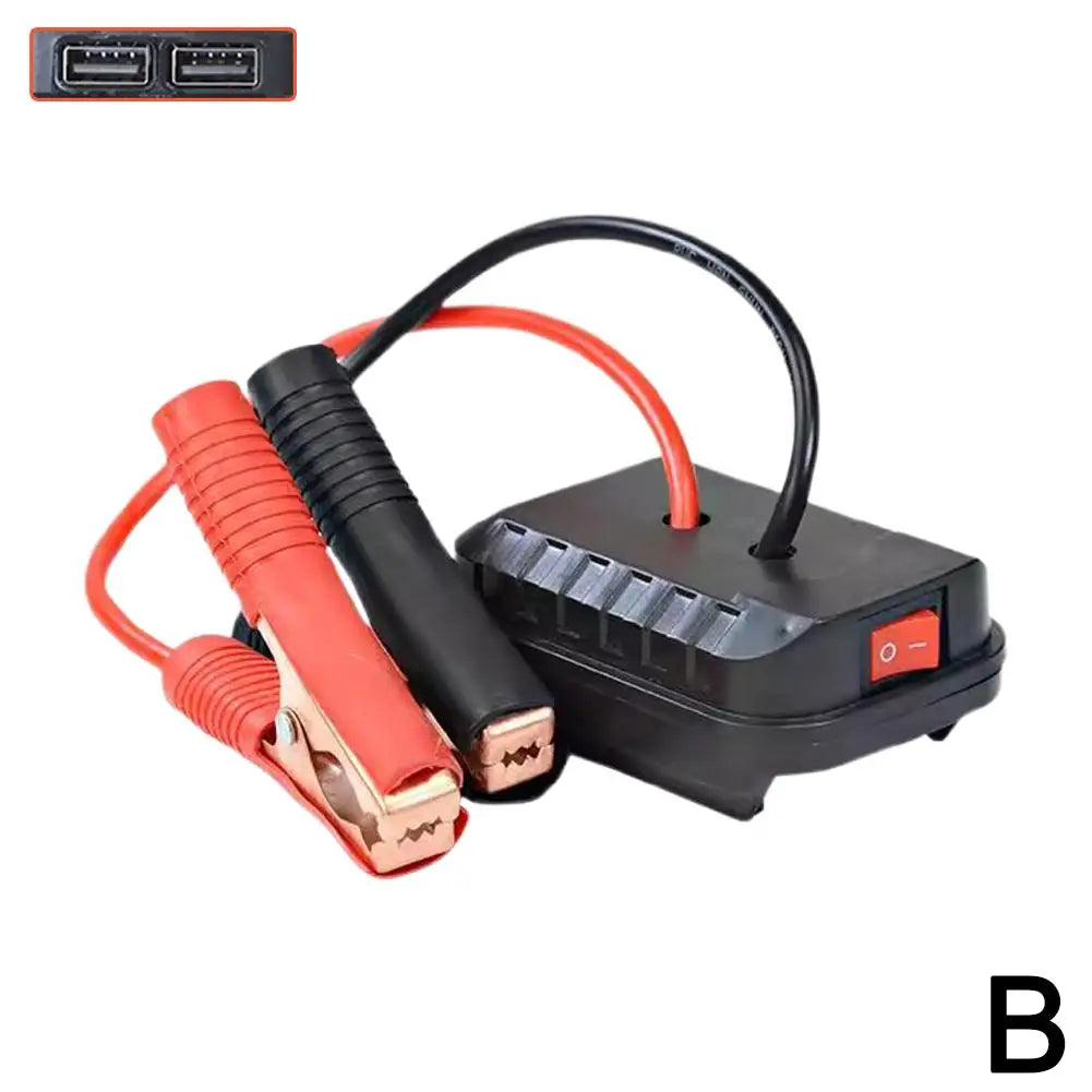 Démarreur d'urgence de voiture pour Makita convertisseur chargeur clé électrique meuleuse marteau électrique démarreur d'urgence de voiture accessoires de voiture