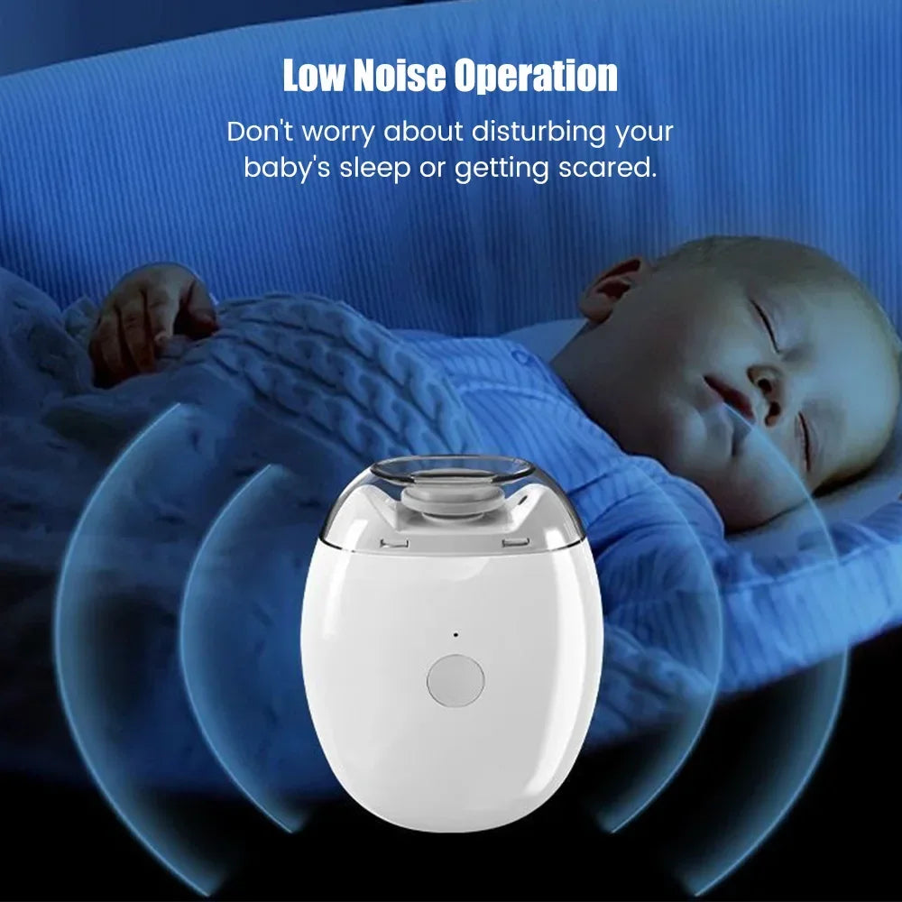 Coupe-ongles électrique 2 en 1 avec lumière LED, broyeur automatique pour bébé et adulte, Mini outils de manucure, soins des ongles