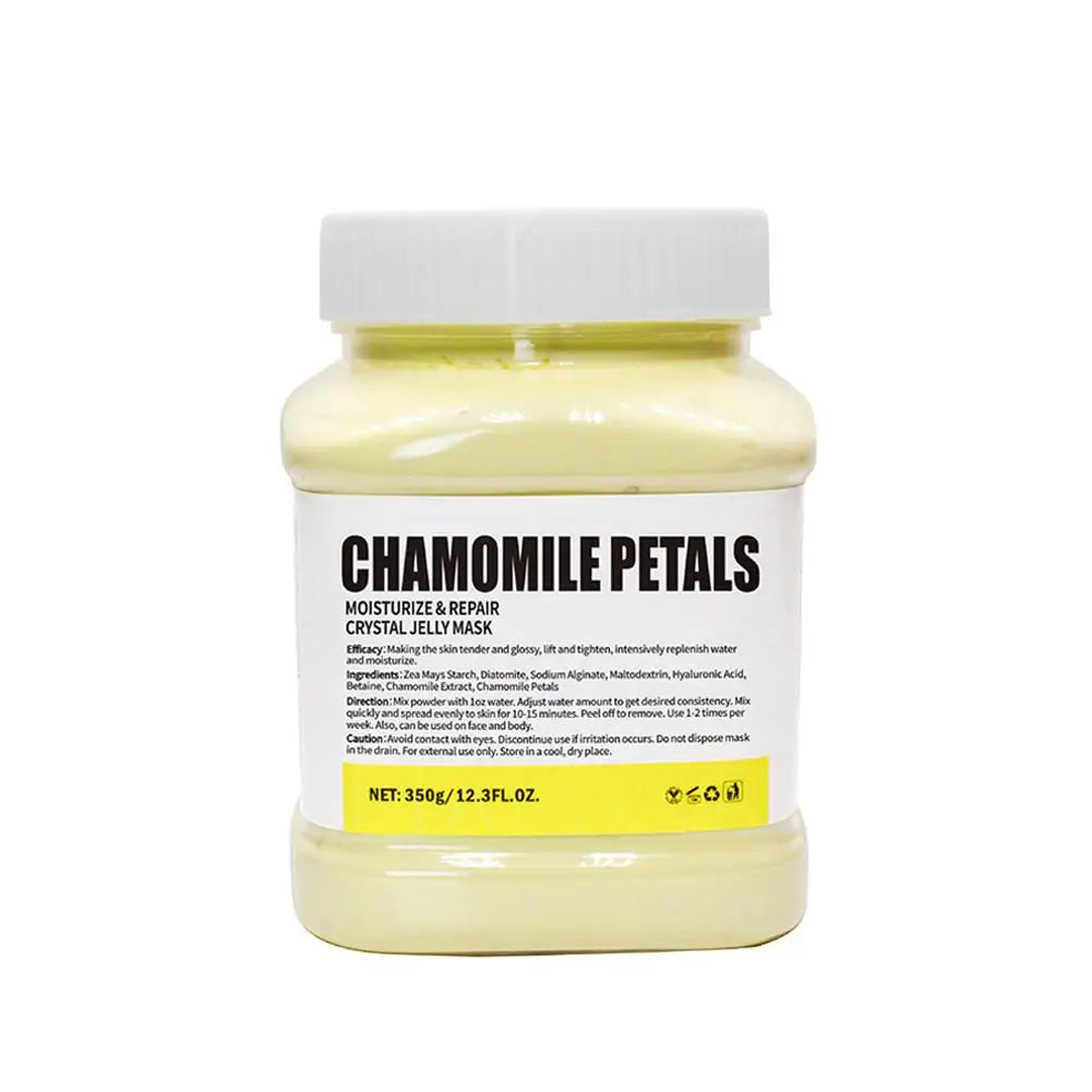 Masque de gelée de cristal de couleur, poudre hydratante, éclaircissante, traitement du visage pour produit de soins de la peau brillant
