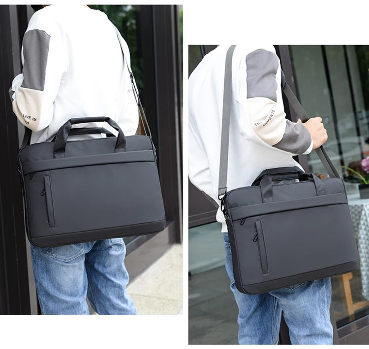 Sac pour ordinateur portable 15,6 pouces pour vêtements de travail quotidiens et sac à main de travail pour hommes et femmes