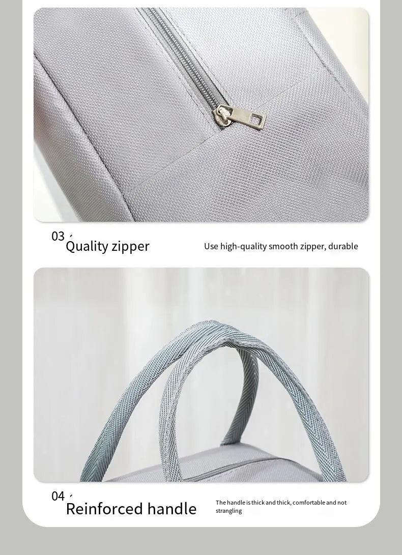Sacs à lunch pour enfants, sac de pique-nique portable extérieur, sac de rangement des aliments, boîte à lunch pour enfants, documents solides, isolation thermique, grande capacité
