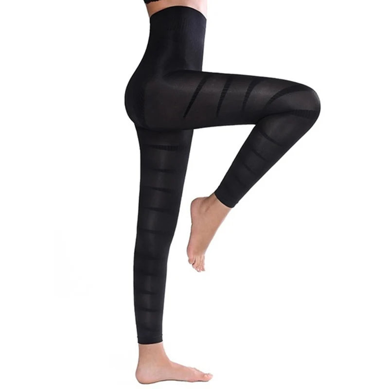 Leggings taille haute pour femmes, sculpture, contrôle ferme des jambes, ventre plat, slim, collants amincissants, cuisses plus fines, pantalons sans pieds, extensibles