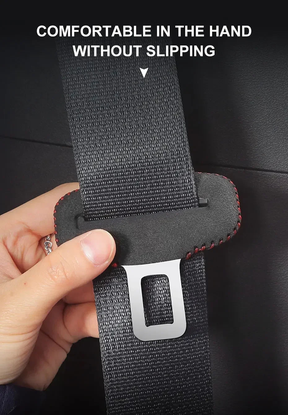 Boucle de ceinture de sécurité de voiture, Clip de protection, couverture intérieure avant et arrière, ceinture de sécurité automobile, Bulckle, Clips en cuir, accessoire