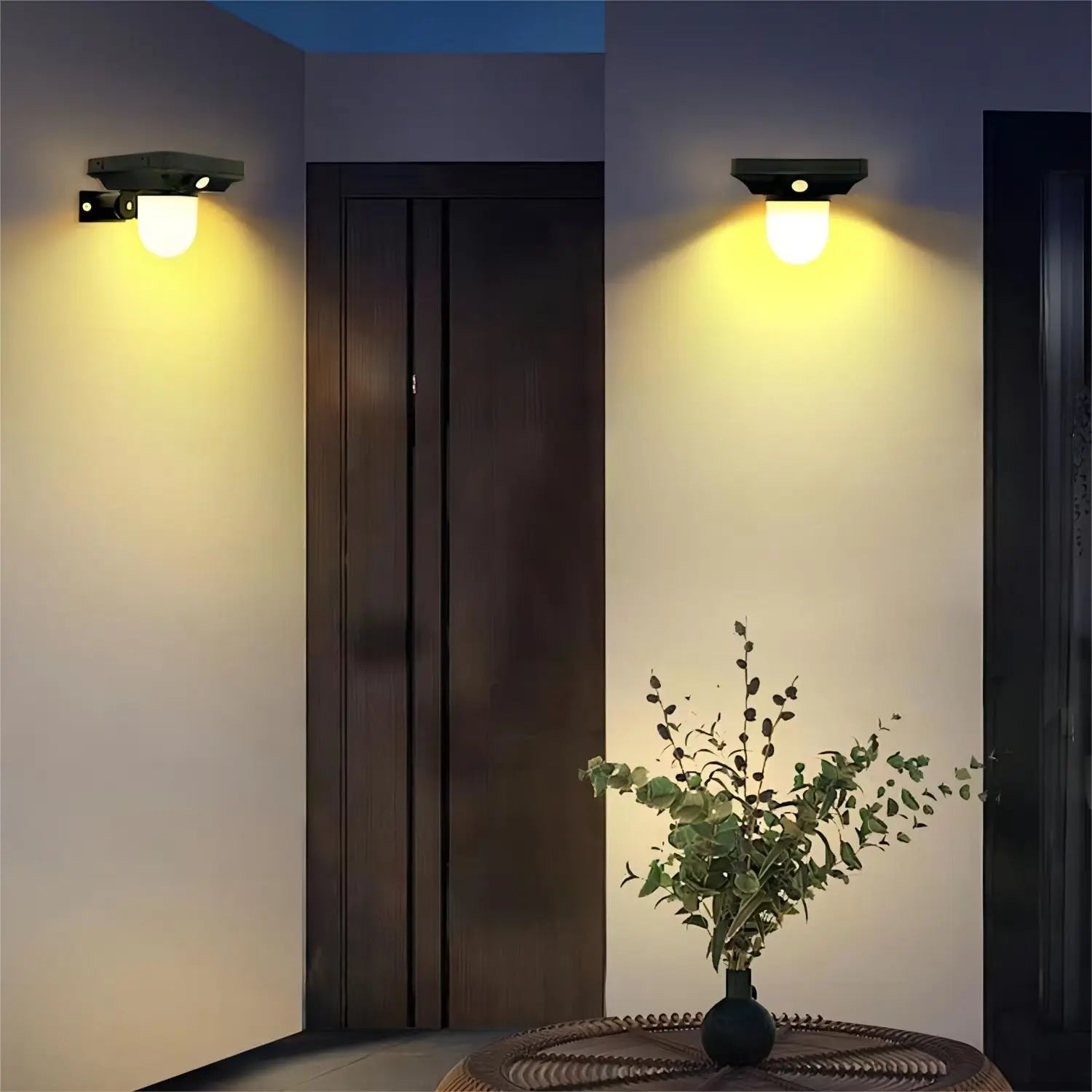Lampes solaires extérieures jardin solaire alimenté applique étanche capteur de mouvement voie lumière paysage chemin cour arrière-cour pelouse