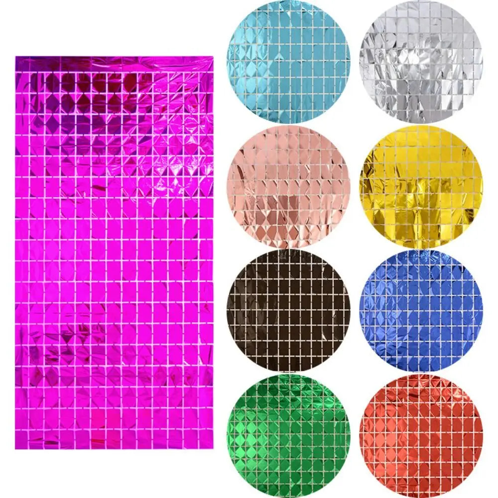 Luxury Wall Backdrop Curtain for Decoration by ix, Square Sequin Panel