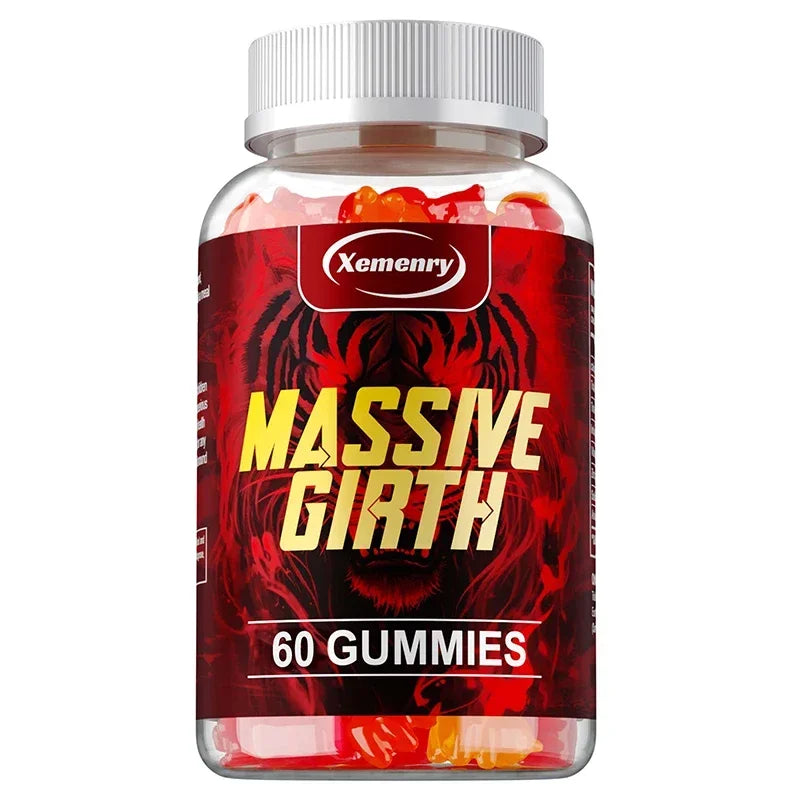 Accélère le métabolisme corporel, la production énergétique, améliore les performances - Gummies à circonférence massive pour hommes