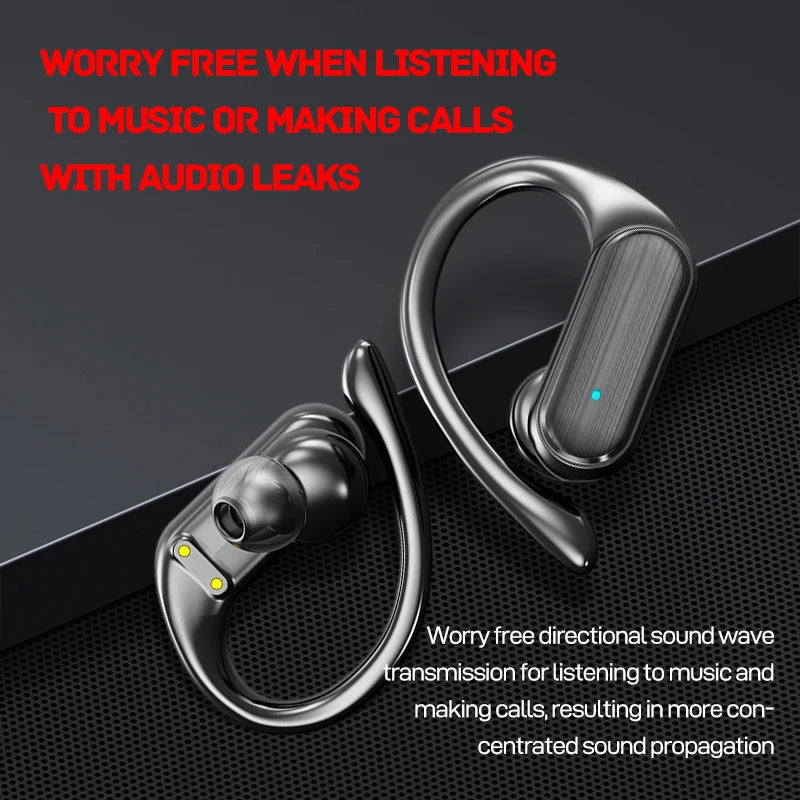Bluetooth wireless headphones, HD sound quality, stereo, universal, touch light, high-quality mini ear tips, sweat-resistant