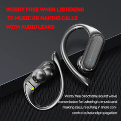 Bluetooth wireless headphones, HD sound quality, stereo, universal, touch light, high-quality mini ear tips, sweat-resistant