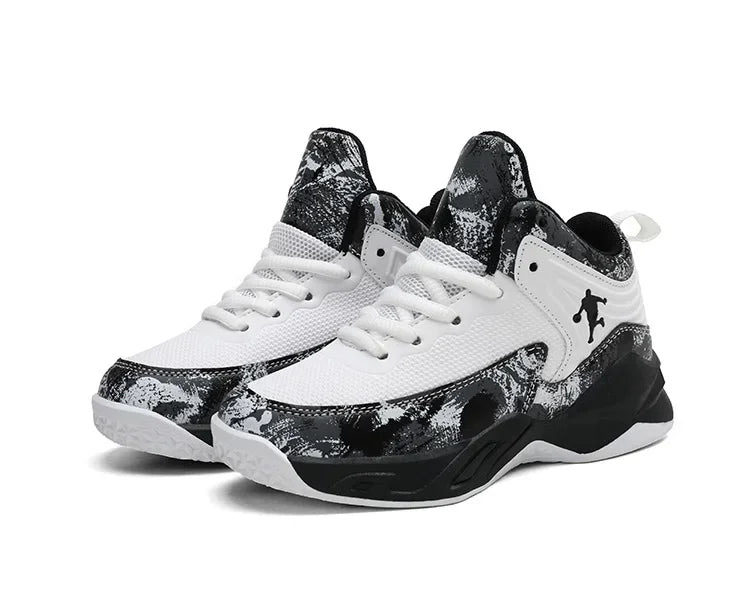 2025 chaussures de Basket-ball pour enfants baskets nouveaux garçons marque semelle épaisse antidérapant enfants chaussures de sport enfant garçon Basket formateur chaussures