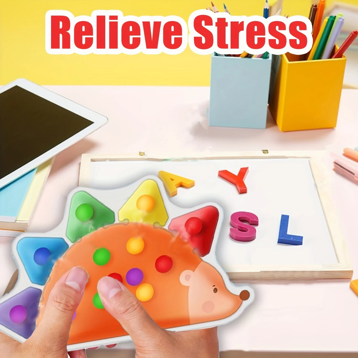 Jouets de tri des couleurs, jouets sensoriels pour les tout-petits, jeux de motricité Fine, jouets d'apprentissage Fidget, jouets hérisson Montessori assortis aux couleurs