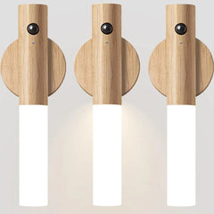 Lampe murale magnétique LED à mouvement intelligent, Rechargeable, capteur Portable, veilleuse pour couloir, chambre à coucher, escaliers, salle de bains, décoration d'armoires