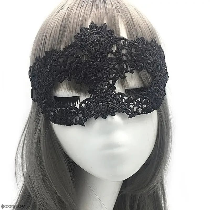Masque pour les yeux en dentelle noire pour femmes, Sexy, Floral, mascarade, bal, princesse reine, maquillage de fête, Cosplay, boîte de nuit, accessoires