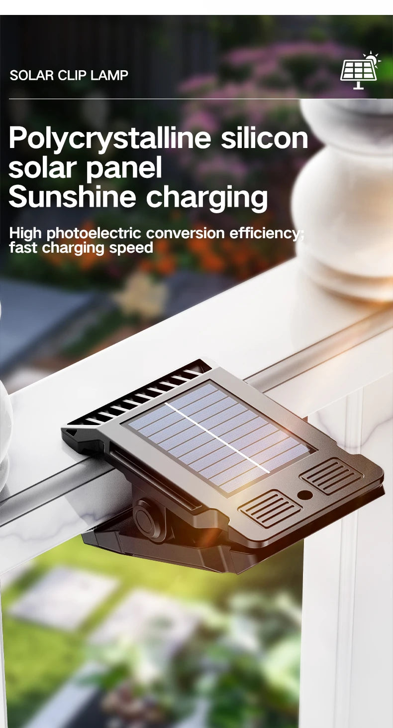 Lampe solaire à détection intelligente améliorée, lampe murale extérieure pour cour, éclairage de jardin, nouvelle collection