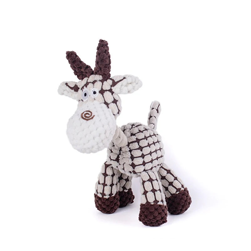 Jouets vocaux populaires pour chiens de compagnie, chiots, meulage des dents, jouets en peluche, compagnon interactif, jouets décompressés pour animaux de compagnie