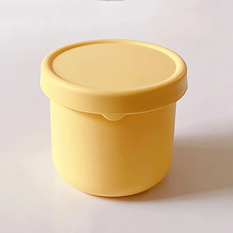 Boîte à déjeuner de 250ML pour enfants, récipient à salade, boîte à déjeuner antiadhésive en Silicone avec couvercle, boîte à Bento réutilisable, moule à glaçons