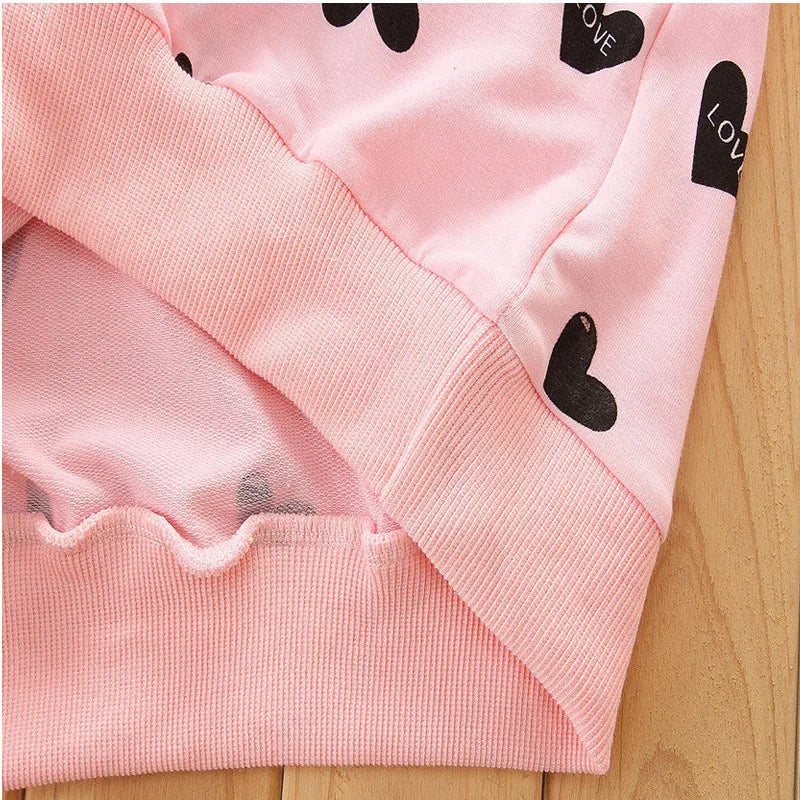 Ensemble de vêtements pour petites filles, t-shirt, jupe, Legging, pantalon, tenues, costume de Sport pour enfants filles, automne et printemps