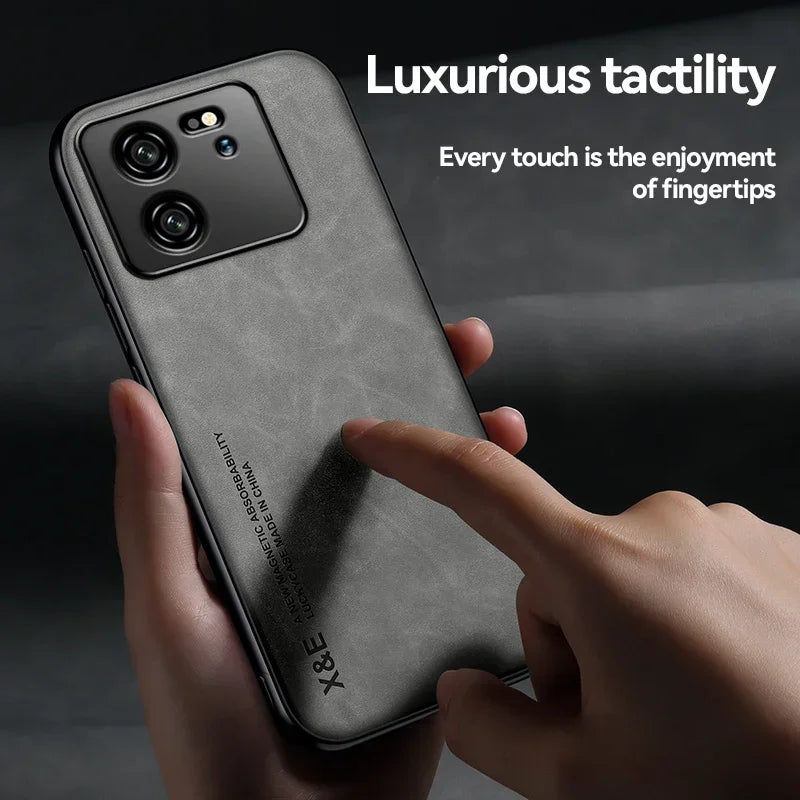 Coque antichoc pour Xiaomi 13T Pro, housse de protection, support magnétique intégré pour voiture, Mi 14 12 12T 11T 11 10T, Coque de téléphone Fundas