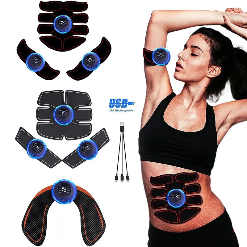Thérapie de massage électrique EMS, stimulateur musculaire aste par USB, instituts photo, méridien numérique, masseur complet du corps, fitness