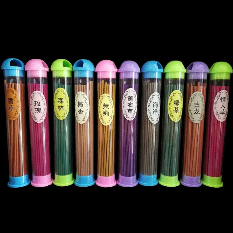 Bâton d'encens naturel fait à la main, bâtons d'aromathérapie, 50 bâtons par boîte, bois de santal, lavande, méditation, encens de chambre à coucher