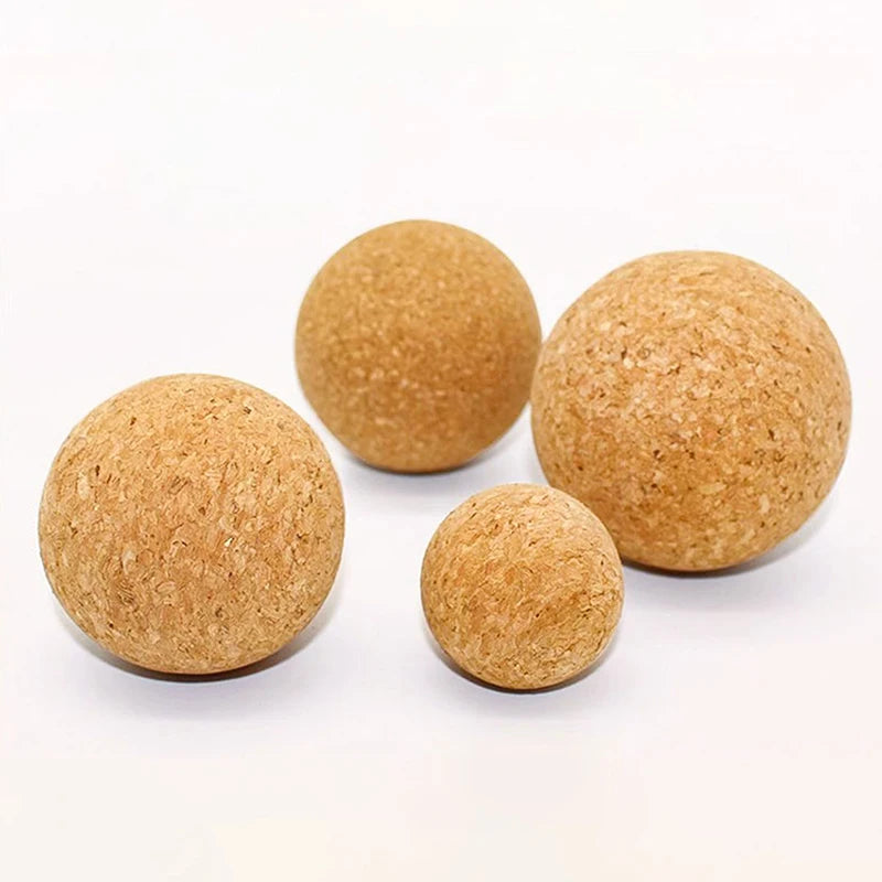 Boule de Massage en liège, Massage du dos, masseur de pieds, boule de Yoga, thérapie de libération de Tension, balle myofasciale, relaxation des Muscles, Point de déclenchement