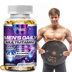 Supplément multivitaminique pour hommes – Améliore l'immunité, augmente l'énergie et l'endurance, favorise la santé globale