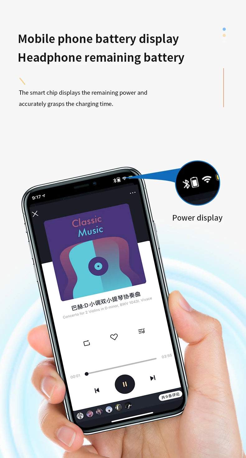Écouteurs sans fil Bluetooth 5.0, oreillettes intra-auriculaires simples, étanches, TWS, mains libres, pour sport