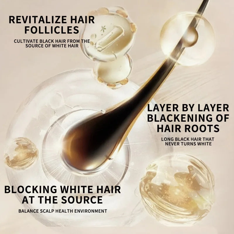 Shampoing naturel pour cheveux noirs, barre faite à la main avec Ganoderma Polygonum Multiflorum, savon nourrissant et brillant pour la croissance des cheveux à base de plantes