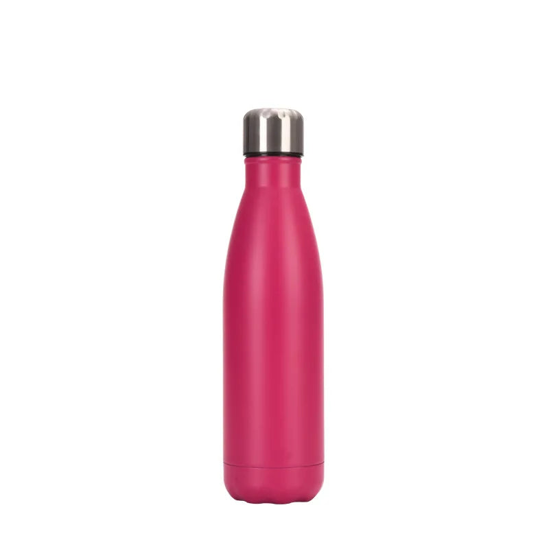 Bouteille d'eau isolée personnalisée en acier inoxydable avec nom et texte, isolation thermique, pour Noël ou toutes occasions