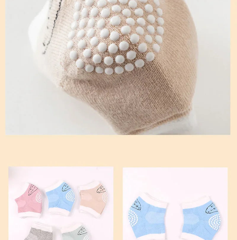 Genouillère antidérapante pour bébé, coussin rampant pour nourrissons et tout-petits, protection de sécurité, chauffe-jambes, accessoires pour fille et garçon