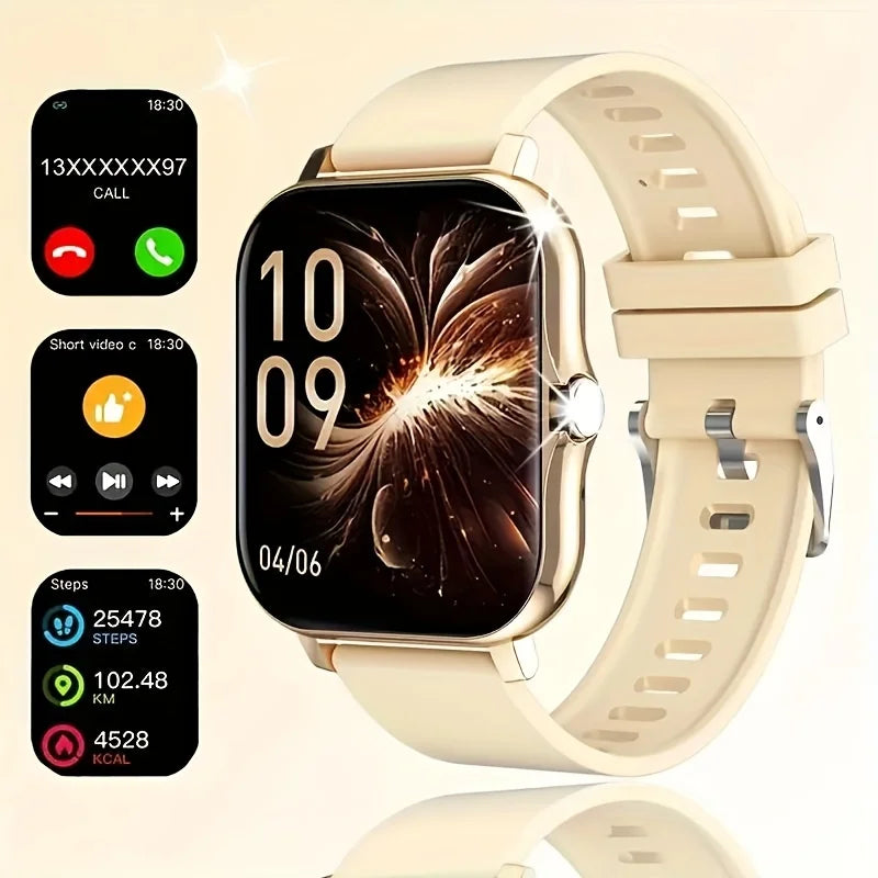 2025New mise à niveau montre intelligente pour hommes femmes 1.83 pouces écran tactile complet BT appel sport surveillance montre intelligente pour téléphone Android et IOS