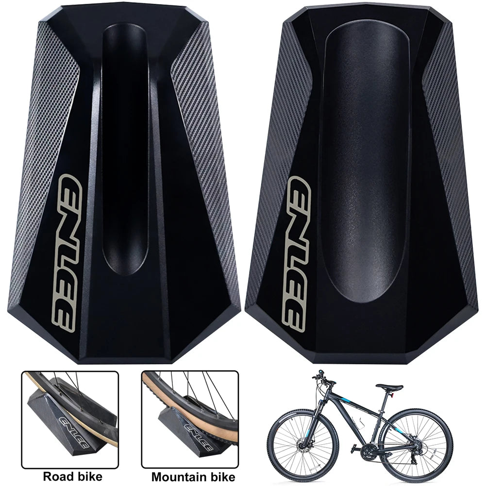 Bicycle front wheel riser for nighttime training, night bike stand, bike stabilizer, bike trainer