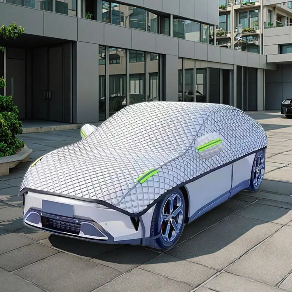 Outdoor car cover, waterproof, four-season windshield protector, hail protection, snow cover, sunshade, frost protection pieces