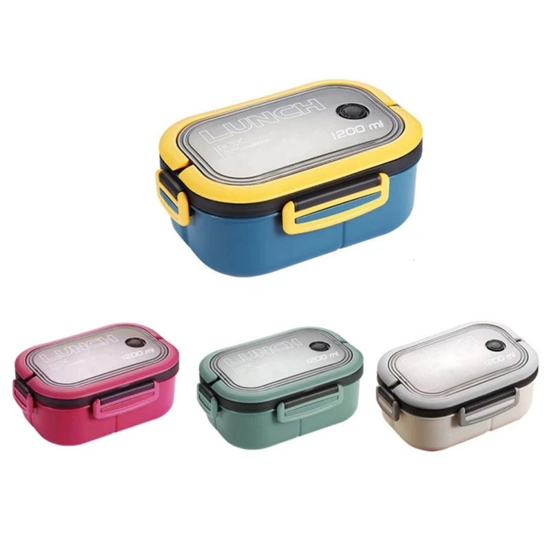 Boîte à déjeuner mignonne pour enfants, compartiments pour micro-ondes, Bento, école, Camping en plein air, pique-nique, récipient alimentaire Portable