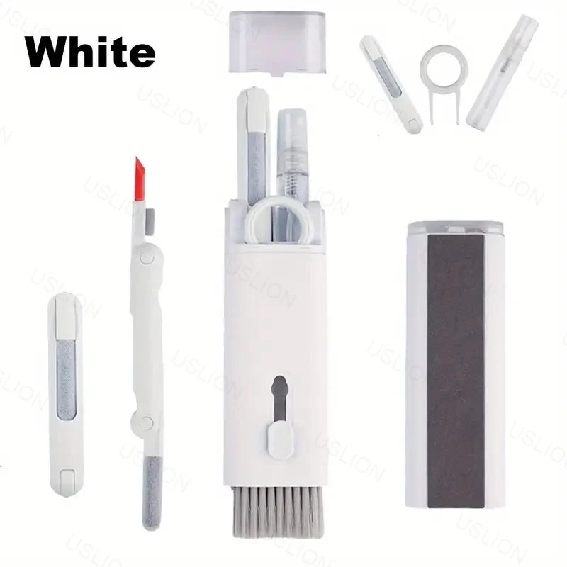 Kit de livres multi-outils pour ordinateur portable, tablette, téléphone, ordinateur portable, kit de nettoyage de clavier portable, brosse de nettoyage pour écouteurs, Airpod, 20 en 1