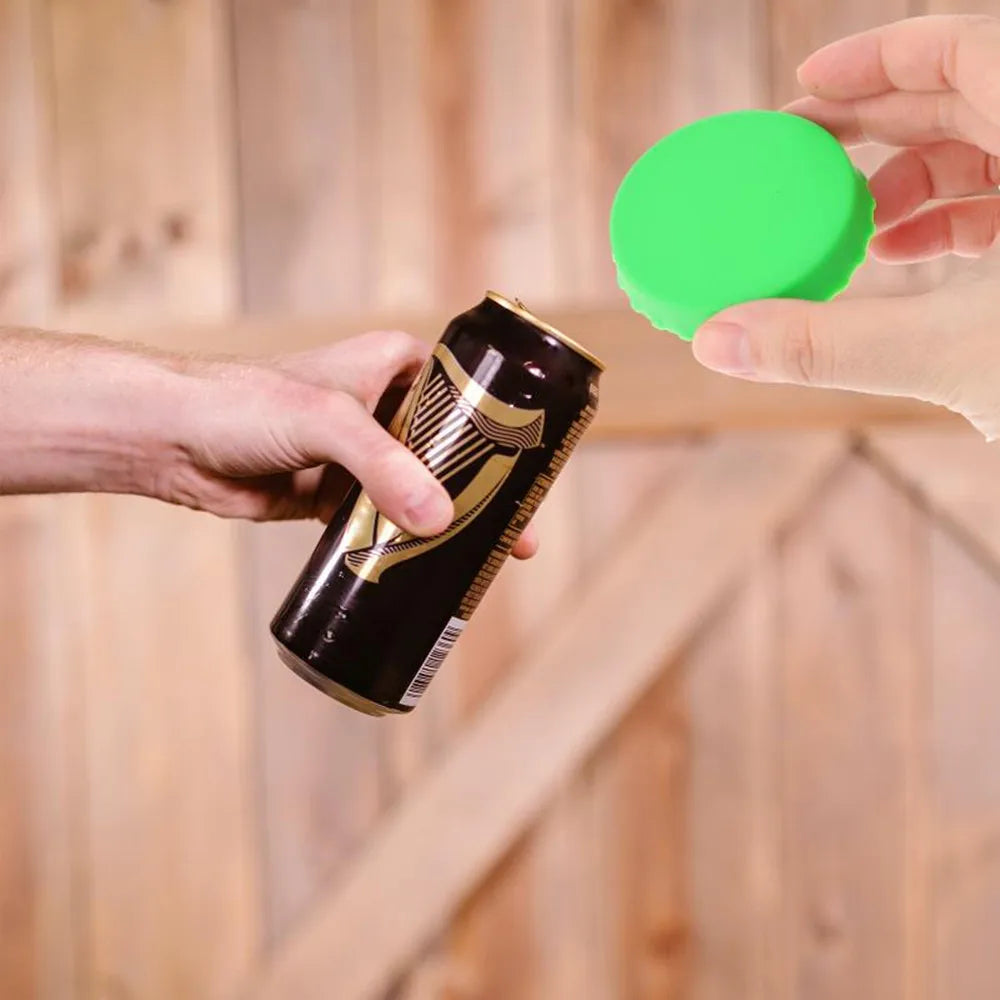 Couvercles de canettes de boissons réutilisables, couvercles de canettes de boissons, protecteurs de couvercles de Soda, bouchon de bouteille d'étanchéité en Silicone, couvercle d'étanchéité anti-fuite