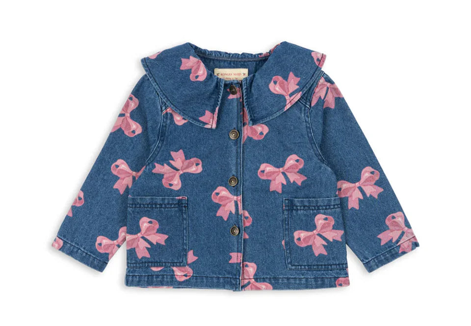 Robe imprimée mignonne pour filles, ensemble de vêtements pour tout-petits, veste à bretelles en jean, robes à enfiler en denim pour enfants, pantalons en jean combiné, marque KS, 2024