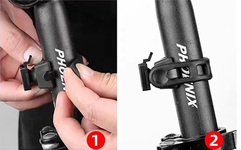 Enquêter arrière LED étanche pour vélo, aste par USB, éclairage de vélo clignotant, lampe à iode de sécurité, accessoires de lanterne de vélo