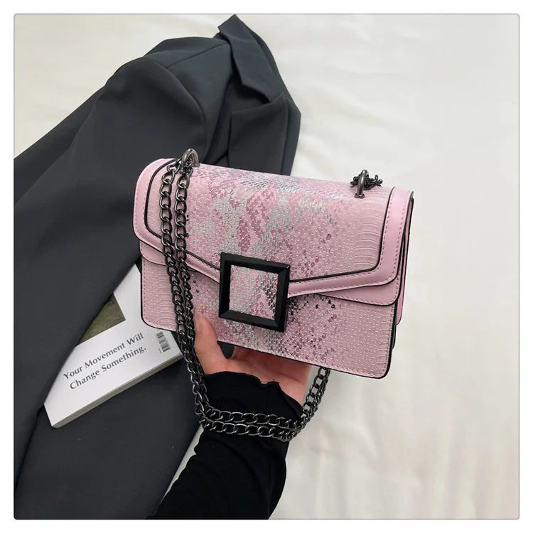 Sac à bandoulière simple pour femmes, style coréen, à la mode, design de niche décontracté, chaîne polyvalente, exquis, style occidental