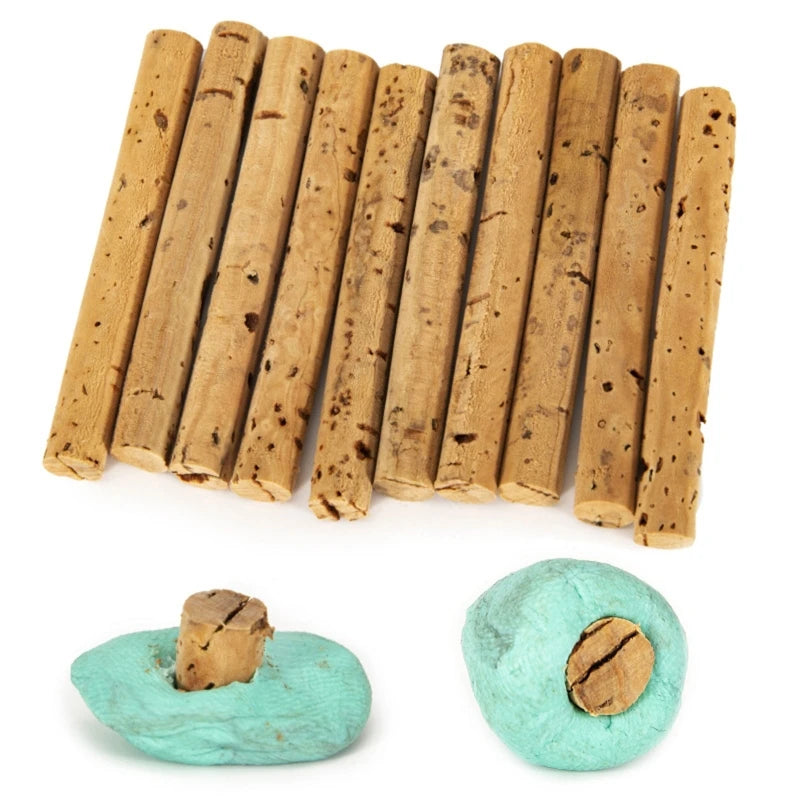 Bâtons flottants pour appâts à carpe, en bois liège, pour leurres granulaires, 10 pièces