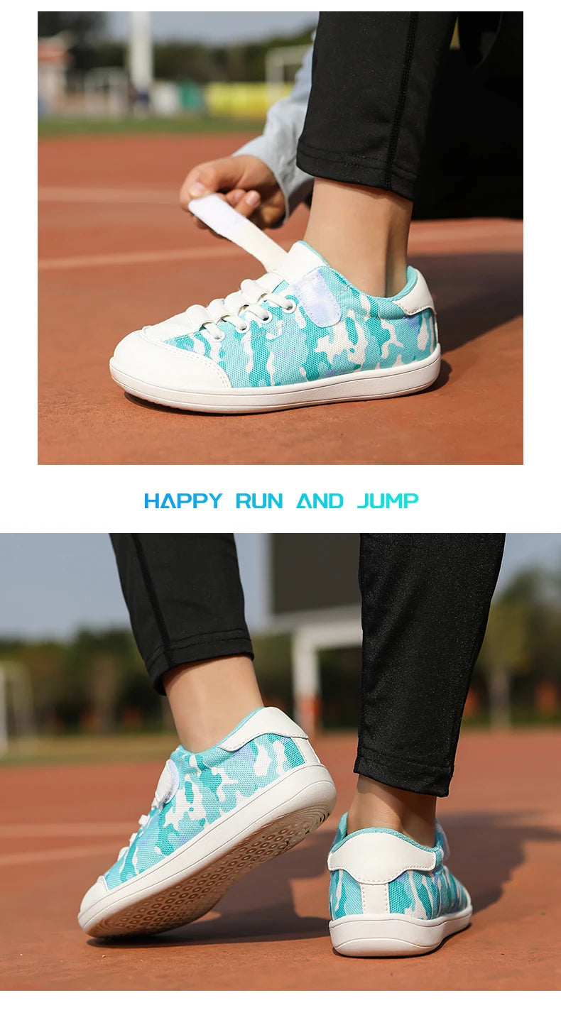 Chaussures pieds nus pour enfants, Version large, antidérapantes, pour garçons et filles, chaussures de Sport pour enfants, semelle saine zéro, respirantes