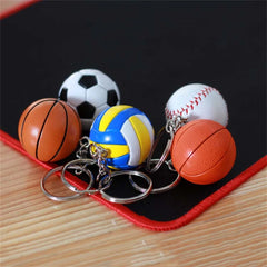 Accessoires de voiture Football voiture pendentif Baseball amusant porte-clés porte-clés sac pendentif porte-clés balle porte-clés