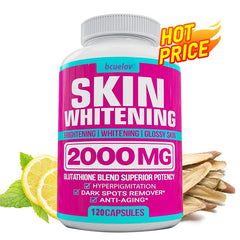 Capsules complexes de glutathion – Antioxydant puissant, réduit l'hyperpigmentation, soulage les taches foncées, hydrate la peau